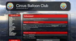Desktop Screenshot of circusballoon.dk