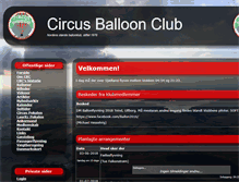 Tablet Screenshot of circusballoon.dk